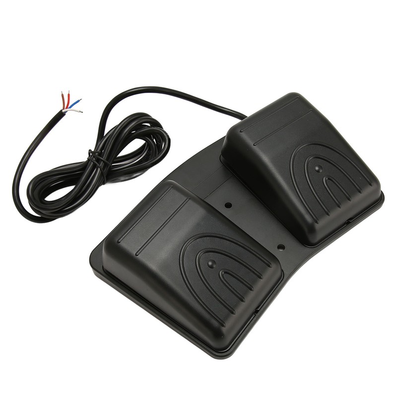 Double Foot Switch High Power Self Locking 2 Wire Foot
