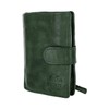 Bear Design Small Men's Leather Wallet with RFID Protection Case,