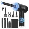 Snblzhef 2-in-1 Electric Compressed Air Duster, Cordless Air Duster and