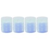 4X Blue Luminous Auto Car Wheel Tire Tyre Air Valve