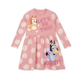 BlueY Girls' Dress | Bingo Children's Clothing Girls | Winter Dress Girls, pink
