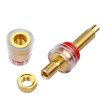 MEIRIYFA Speaker Binding Post 5-Way Banana Jack Socket Speaker Terminal