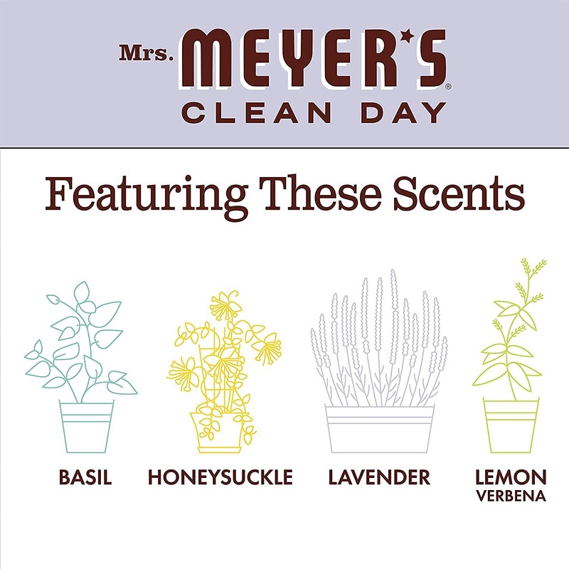 MRS. MEYER'S CLEAN DAY Scented Soy Aromatherapy Candle, 35 Hour