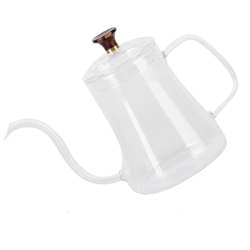 Glass Coffee Pot Swan Neck Thin Mouth Kettle HandMade Coffee