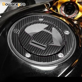 Bowarepro Tank Cap Pad Motorcycle Scratch Resistant Seal Kawasaki Type Carbon Style Universal KAWASAKI Car Universal ZX-6R/10R/12R/14R 636 ZZR1400 Z750 Z800 Z1000 Nijia650R GTR1400 KLE650