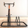 Simple Houseware 2 Bike Bicycle Floor Parking Adjustable Storage Stand,