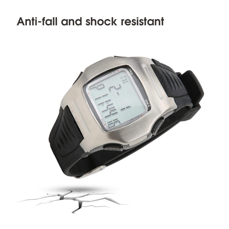 EVTSCAN Football Soccer Referee Watch, Heavy Duty Sport Watch Band,