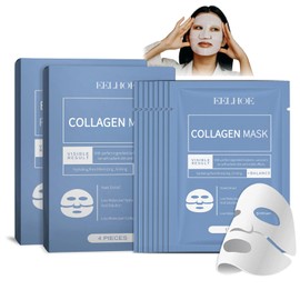 Korean Bio-Collagen Real Deep Mask, Collagen Mask Overnight, Collagen Reverse Film Volume Soluble Collagen Supplement Film - With Hydrolyzed Collagen (8)