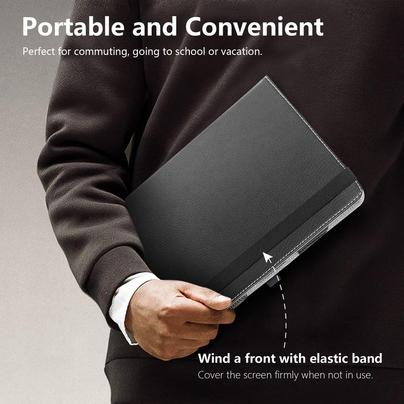 JRTAL Compatible with Blackview Tab 16 Case, 360° Rotating Cover