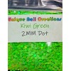Unique Nail Creations 2MM DOT Shape~Pastel Pearl~Nail•Acr - Kiwi Green
