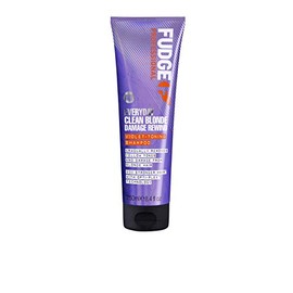 Fudge Professional Purple Shampoo, Everyday Clean Blonde Damage Rewind Gradual Toning for Blonde Hair, 250ml