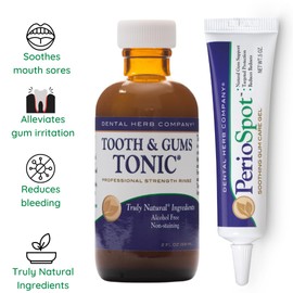 Mouth Sore & Gum Care Kit – Natural Relief for Mouth Sores, Gum Irritation & Discomfort | Truly Natural, Alcohol-Free, Plant-Based | Dental Herb Company