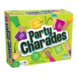 Party Charades Game – Contains 550 charades – Great Family Game for 2 or More Players Ages 10 and up by Outset Media