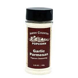 Amish Country Popcorn | Garlic Parmesan Seasoning - 5.25 oz | Old Fashioned, Non-GMO and Gluten Free