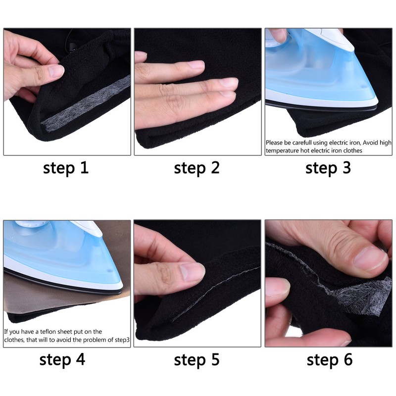 Outus Iron on Hem Tape Fabric Fusing Hemming Tape for