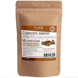 Cordyceps sinensis Mushroom Extract 100g Powder – 30% Polysaccharides (100g Powder Pouch)