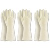 BOOMJOY 3 Pairs Cleaning Gloves, Nitrile Rubber Kitchen Gloves Heavy