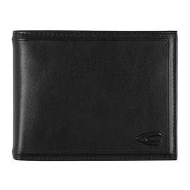 camel active Mens Wood Travel Accessory Wallet - Black, black