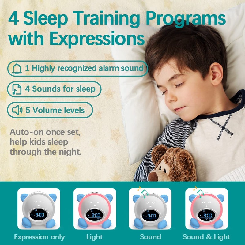 Windflyer OK to Wake Clock for Kids, Sleep Training Clock