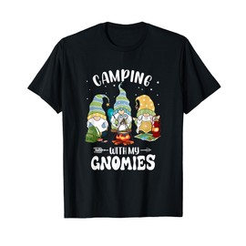 Camping With My Gnomies Funny Gnome Camp T-Shirt