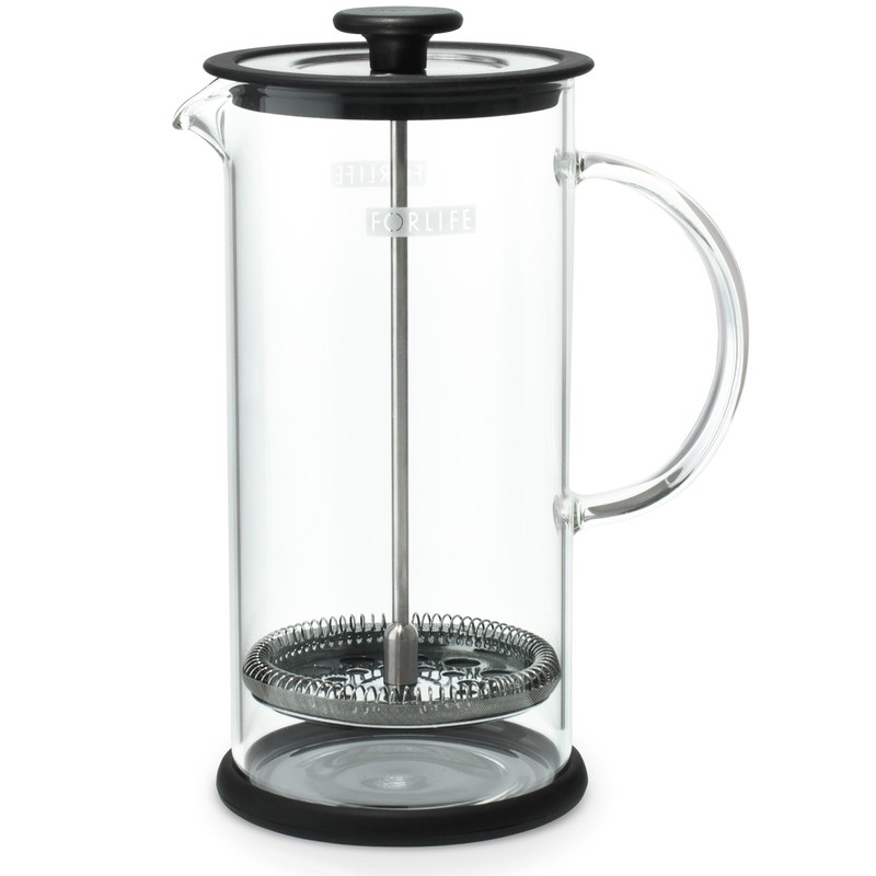Cafe Style 828-BLK Coffee/Tea Press, 32-Ounce, Black