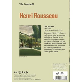 The Courtauld, Henri Rousseau The Toll Gate, Blank Greeting Card (17x12cm)