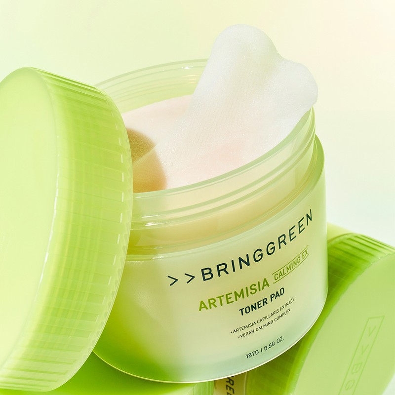 BRINGGREEN Artemisia Calming EX Toner Pad 75P - BRINGGREEN Artemisia