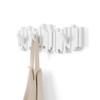 Umbra Sticks Wall-Mounted Coat Rack Rail Hook with 5 Retractable