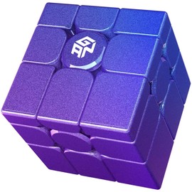 GAN Cube, GAN Mirror M Speed Cube, 3x3 Magic Cube Puzzle Toy Game for Kids Adult Cuber, Starlight Purple
