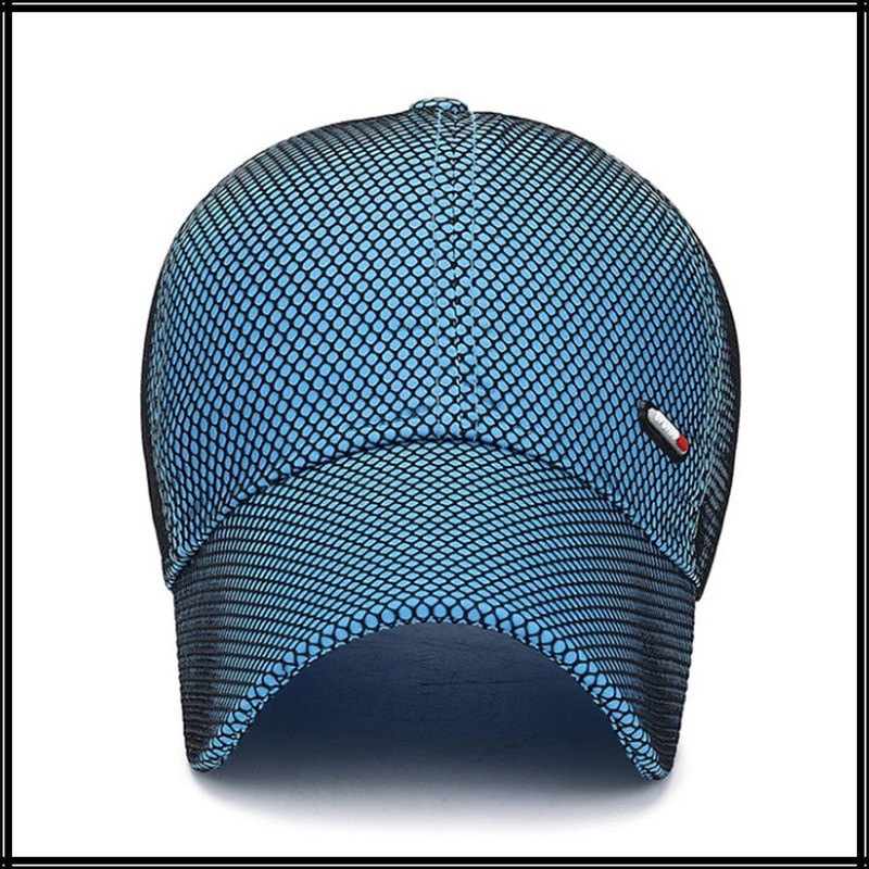 White Fang CA793 Plain Mesh Cap, Hat, Outdoor, Fishing, Golf,