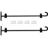 Koutemie Wall Garden Flag Stand Holder Pole with Stoppers for