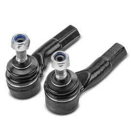 Frankberg 2 x Tie Rod End Front Axle Compatible with Polo Classic 6KV2 1995-2002 C.a.d.d.y II MPV 9K9B 1995-2004 Cordoba 6K1 6K2 1993-2002 Ibiza II 6K1 1993-2002 Replace# 6X042662811