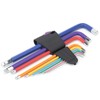 9Pcs Hex Wrench Set Steel Ball Head Colorful Extension L