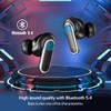 QUICKPAPA Premium Noise-Cancelling Bluetooth Earbuds with Screen Case and Type-C