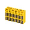 AAA Battery Storage Caddy by Storacell, Yellow, Holds 12 Batteries