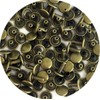 Springfield Leather Company Rivets, Antique Brass, Double Cap Rivets, Medium