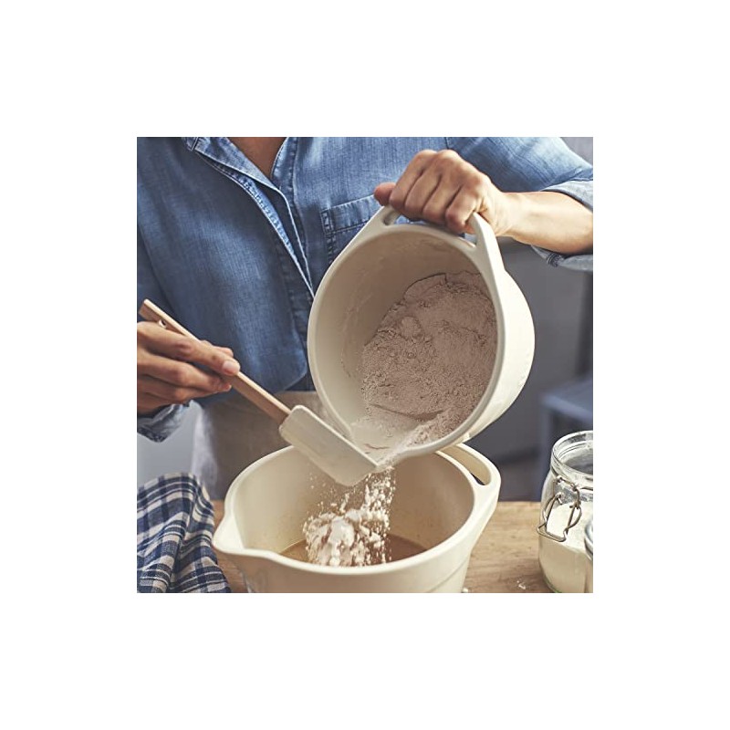 Emile Henry Clay 3.7 Quart Medium Mixing Bowl, 10.6 x