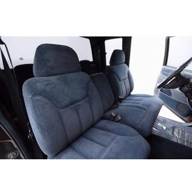 Durafit Seat Covers Made to Fit 1995-2000 Chevy Silverado, Tahoe, GMC Sierra and Yukon Front 60/40 Split Bench with Adjustable Headrests. Manual Seats, No Fold Down Console. Made in Tan Endura