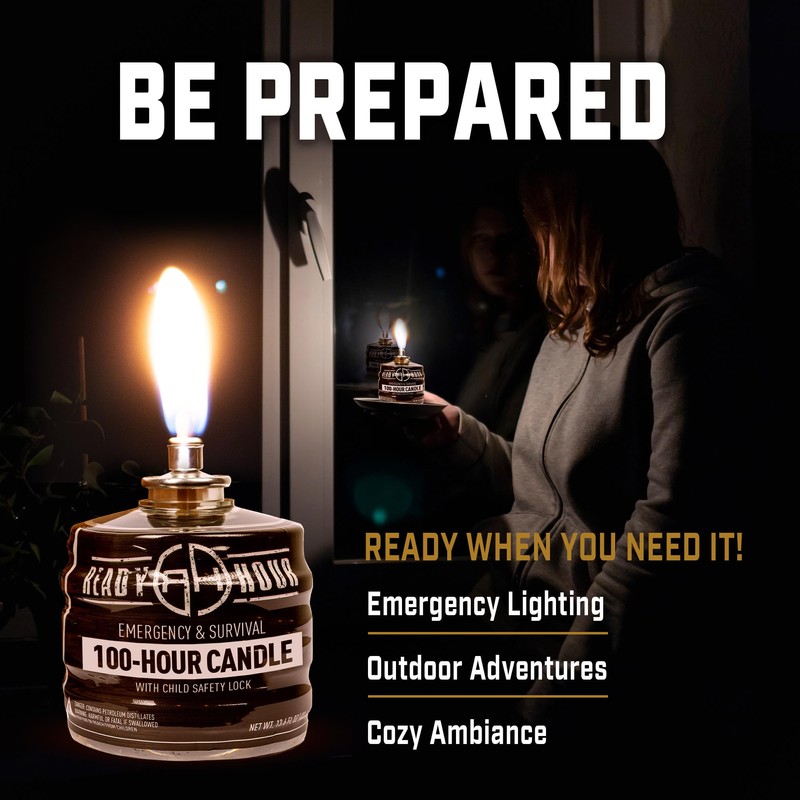 100-Hour Candle for Emergencies (12-Pack)