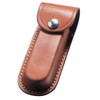 TUFF LUV Genuine Chunky Leather Tan Case Sheath Pouch [Compatible