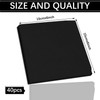 Whaline 40Pcs Black Felt Fabric Sheets Soft Thick Craft Felt