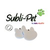 Subli-Pet Customizable Sublimation Pet Plate by Subli-cloth - Cat Pack