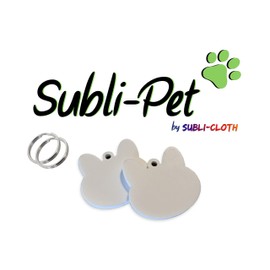 Subli-Pet Customizable Sublimation Pet Plate by Subli-cloth - Cat Pack x 10units