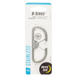NITEIZE B Carabiner #4 Stainless Silver