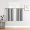 ChrisDowa Small Window Curtains for Kitchen and Bedroom - Grommet