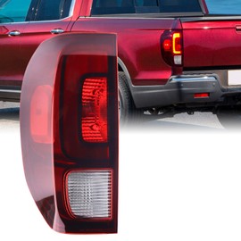 KAMDKI Left Driver Side Tail Light LED Rear Lamp Compatible for 2017-2023 Honda Ridgeline With Bulbs LH 33550-T6Z-A03 33550T6ZA03