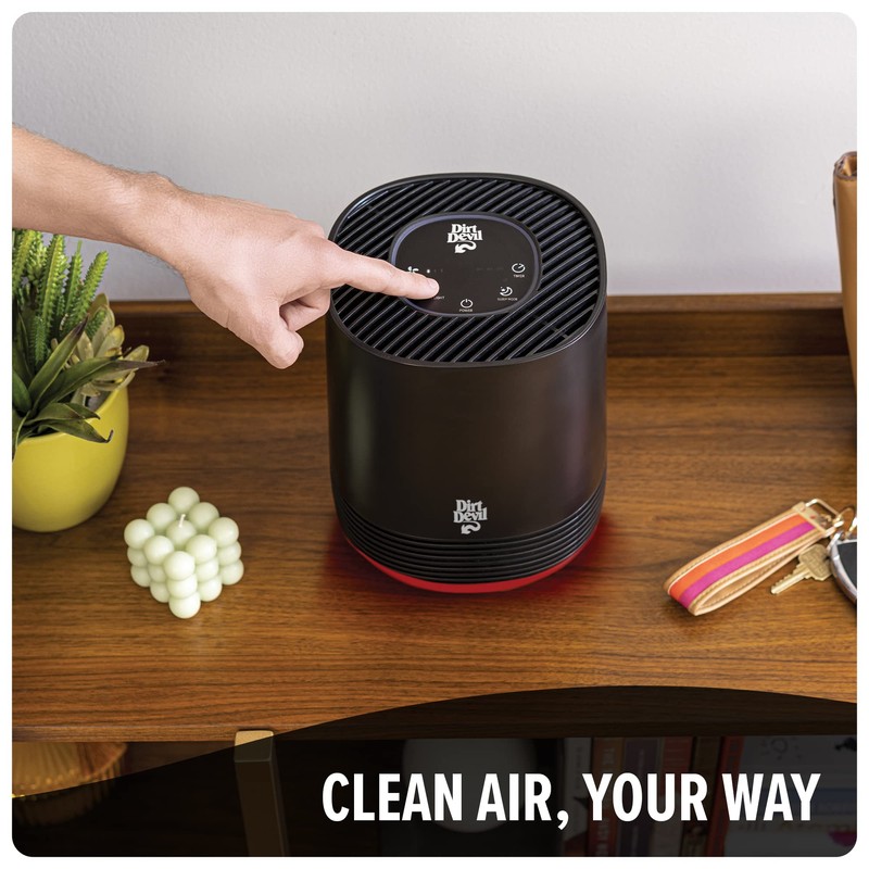 Dirt Devil Air Purifier Filter Replacement, 3-in-1 H13 HEPA Filtration,