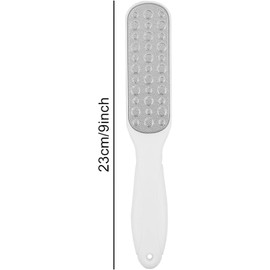 2 Pack Professional Foot File Rasp - Double Sided Foot Rasp - Pedicure Foot File with Double Sided Files - Remove Dead Skin (Black, White)