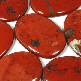 Red Jasper Palm Stone by CrystalAge