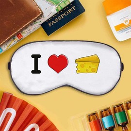 'I Love Cheese' Sleep/Travel Eye Mask (EY00012695)